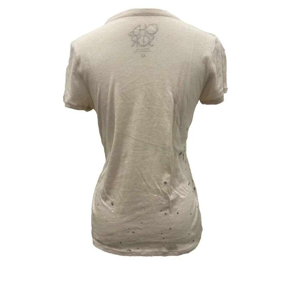 CHASER Def Leppard World Tour Concert Graphic Tee Au Lait Cotton Size M - Picture 2 of 5